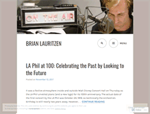 Tablet Screenshot of brianlauritzen.com